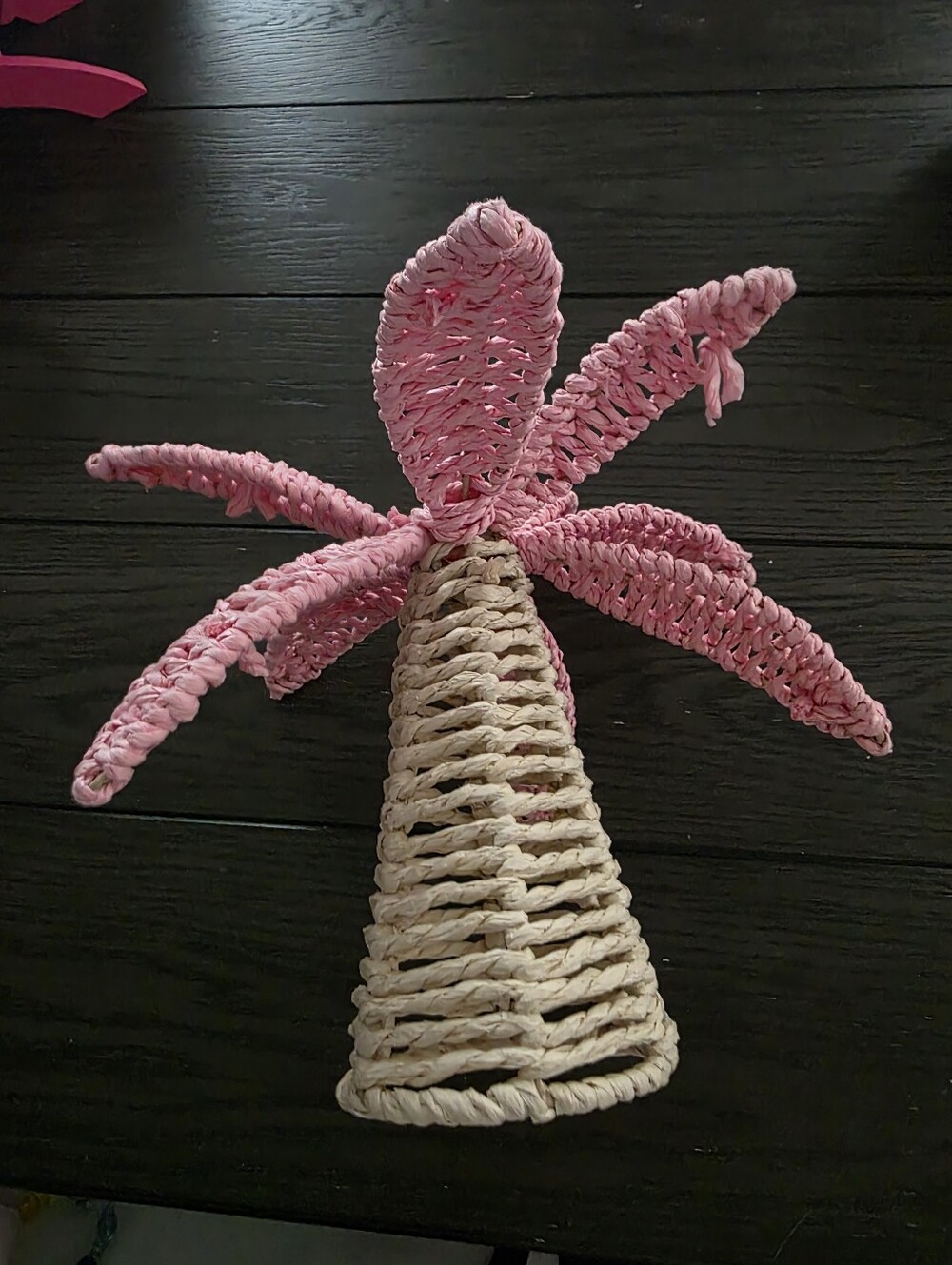 Pink Palm Tree Table Decor - Picture 2 of 3